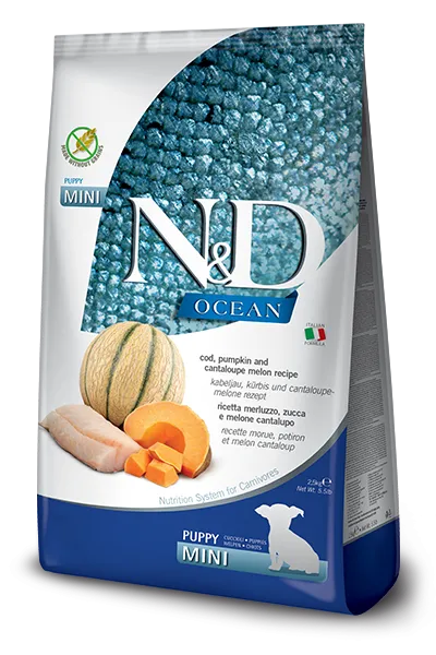 N&D Ocean Cod, Pumpkin and Cantaloupe Melon Puppy Mini 7kg
