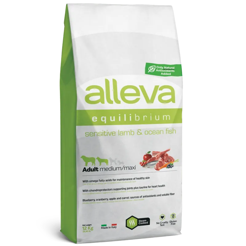 Alleva equilibrium sensitive lamb&ocean fish 12kg